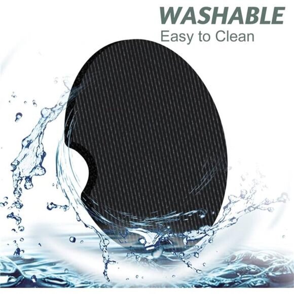 Car Cup Coasters Puzzle Pieces  2-Pack Cup Holder Anti Slip Rubber Vehicle - Picture 6 of 6